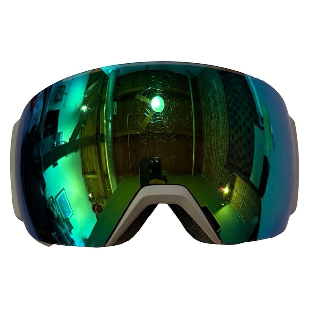Smith I/O MAG XL Snow Goggles Heather Grey ChromaPop Everyday Green Mirror Lens